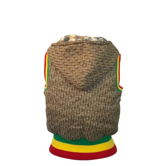 Christian Dior by John Galliano Hooded Rasta Puffer Vest - Picture 4 of 13